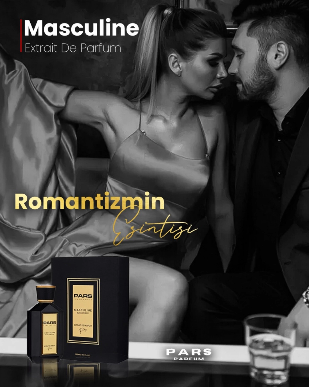 Pars Black Rock Masculine Extrait De Parfum 100ml